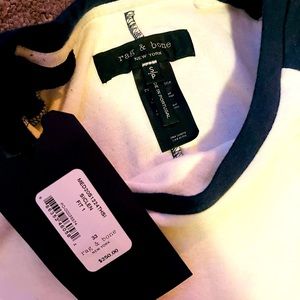Brand New Rag & Bone mid sleeve raglan